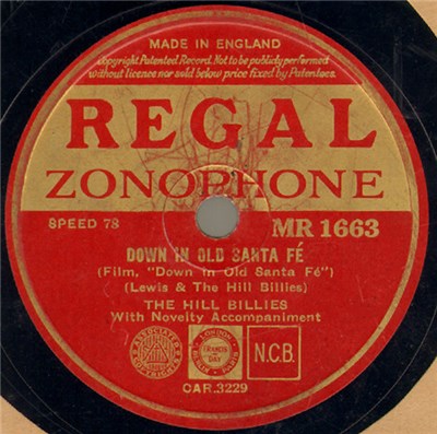 The Hill Billies - Down In Old Santa Fé / Lay Me Down download mp3 flac