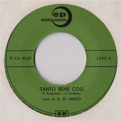 Rossella Libianchi / Coro Di A. Di Mario - Tanto Bene Così / Grazie, Mamma download mp3 flac