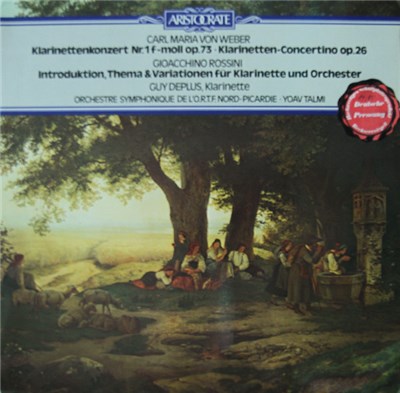 Weber, Rossini - Guy Deplus - Werke Für Klarinette Und Orchester download mp3 flac