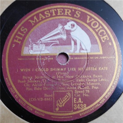 Bunk Johnson & His New Orleans Band - I Wish I Could Shimmy Like My Sister Kate / One Sweet Letter From You download mp3 flac