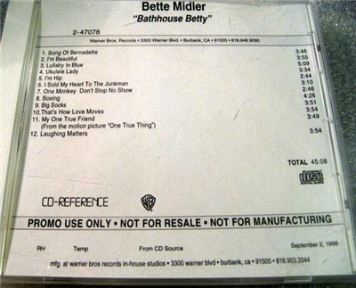 Bette Midler - Bathhouse Betty download mp3 flac