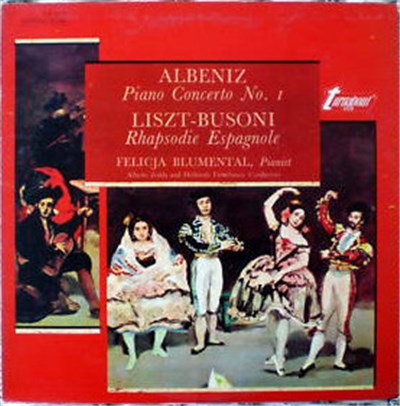 Albeniz, Liszt - Busoni, Felicja Blumental - Piano Concerto No. 1 / Rhapsodie Espagnole download mp3 flac