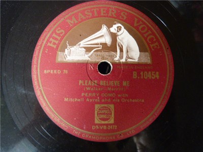 Perry Como - Please Believe Me / Wild Horses download mp3 flac