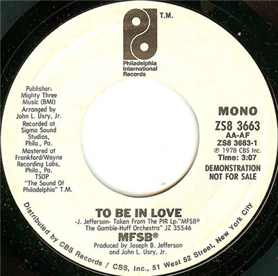 MFSB - To Be In Love download mp3 flac
