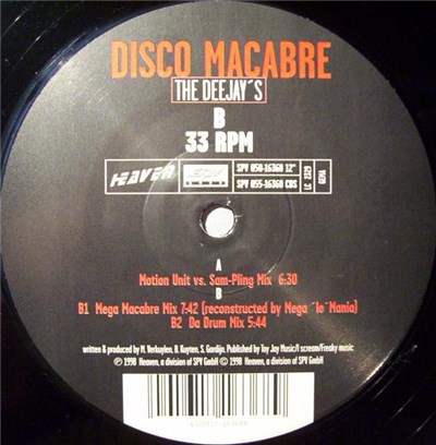 Disco Macabre - The Deejay's download mp3 flac