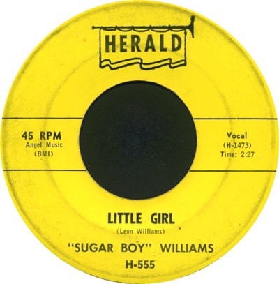 "Sugar Boy" Williams - Five Long Years / Little Girl download mp3 flac