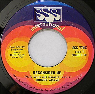 Johnny Adams - Reconsider Me download mp3 flac