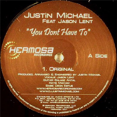 Justin Michael Feat Jason Lent - You Don't Have To download mp3 flac