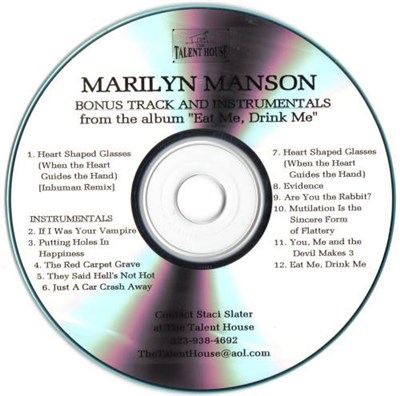 Marilyn Manson - Eat Me, Drink Me - Bonus Track And Instrumentals download mp3 flac
