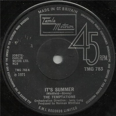 The Temptations - It's Summer / Ungena Za Ulimwengu (Unite The World) download mp3 flac