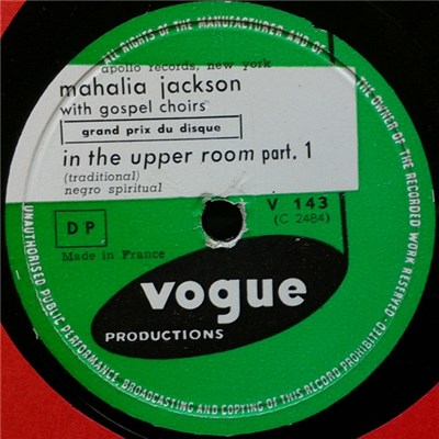 Mahalia Jackson - In The Upper Room download mp3 flac