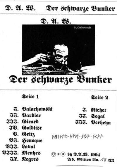 D.A.W. - Der Schwarze Bunker download mp3 flac