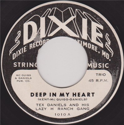 Tex Daniels And His Lazy H Ranch Gang - Deep In My Heart / Dream Of Lucky download mp3 flac