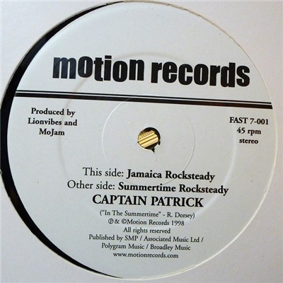 Captain Patrick - Jamaica Rocksteady / Summertime Rocksteady download mp3 flac