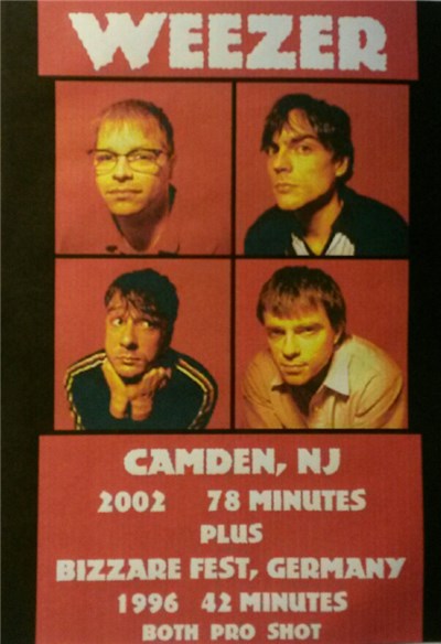 Weezer - Camden, NJ 2002 Plus Bizare Fest, Germany 1996 download mp3 flac