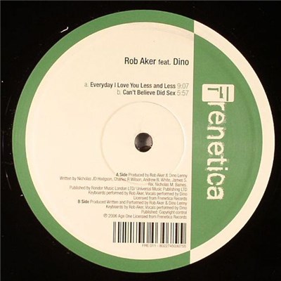 Rob Aker - Every Day I Love You Less And Less download mp3 flac