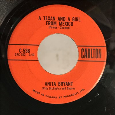 Anita Bryant - A Texan, And A Girl From Mexico download mp3 flac