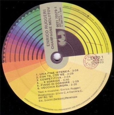 Enrico Ruggeri - Champagne Molotov download mp3 flac