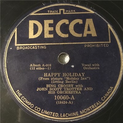 Bing Crosby - Happy Holiday / Be Careful, It's My Heart download mp3 flac