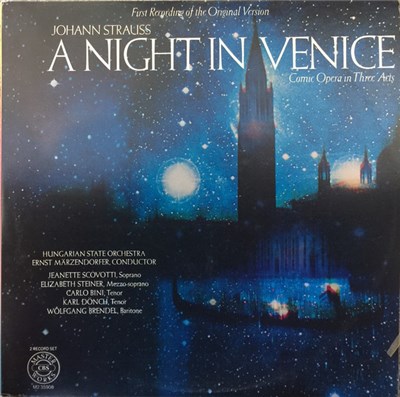 Hungarian State Orchestra, Ernst Märzendorfer - Johann Strauss A Night In Venice Comic Opera In Three Acts download mp3 flac