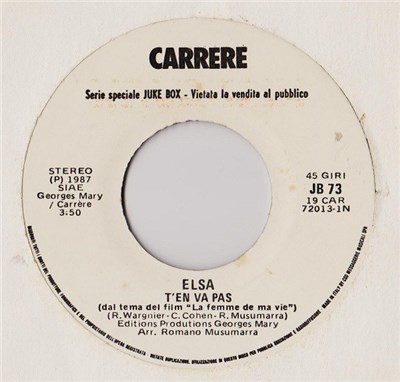 Elsa / Jackie Wilson - T'En Va Pas / Reet Petite (The Sweetest Girl In Town) download mp3 flac