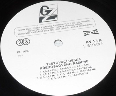 No Artist - Testovací Deska Přenoskového Ramene / Deska Pro Kontrolu Parametrů Gramofonů download mp3 flac