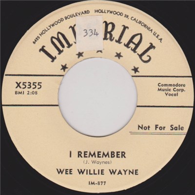 Wee Willie Wayne - I Remember / Travelin' Mood download mp3 flac