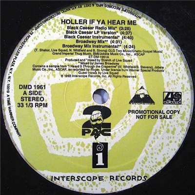 2Pac - Holler If Ya Hear Me download mp3 flac