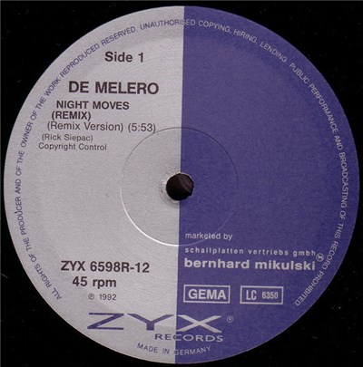 De Melero - Night Moves (Remix) download mp3 flac