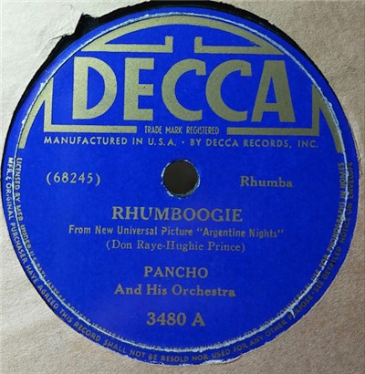 Pancho And His Orchestra - Rhumboogie / Dark Eyes download mp3 flac