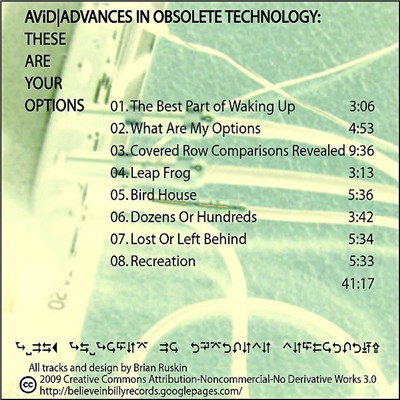 AViD - These Are Your Options download mp3 flac