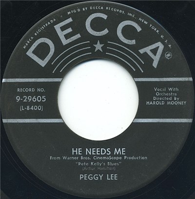 Peggy Lee - He Needs Me / Sing A Rainbow download mp3 flac