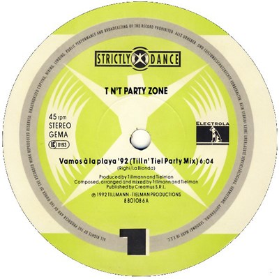 T N'T Party Zone - Vamos A La Playa '92 (The Remix) download mp3 flac