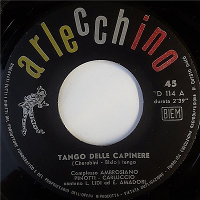 Complesso Ambrosiano Pinotti Carluccio - Tango Delle Capinere download mp3 flac