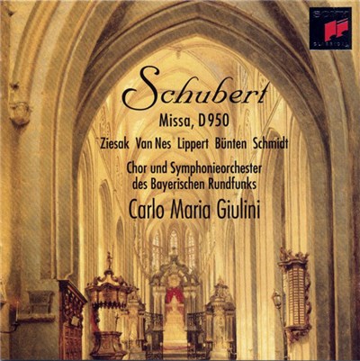 Schubert - Ziesak, Van Nes, Lippert, Bünten, Schmidt, Chor Und Symphonieorchester Des Bayerischen Rundfunks, Carlo Maria Giulini - Missa, D 950 download mp3 flac