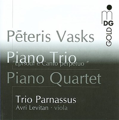Pēteris Vasks / Trio Parnassus, Avri Levitan - Piano Trio / Piano Quartet download mp3 flac