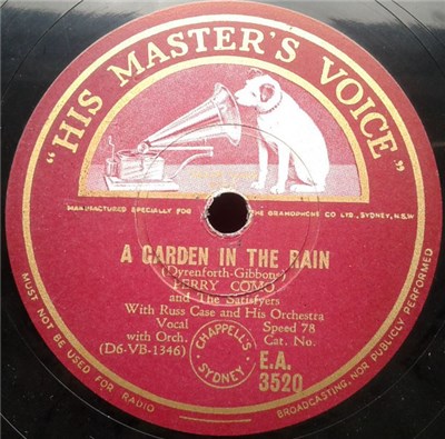 Perry Como - A Garden In The Rain / They Say It's Wonderful download mp3 flac
