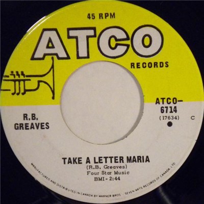 R.B. Greaves - Take A Letter Maria download mp3 flac