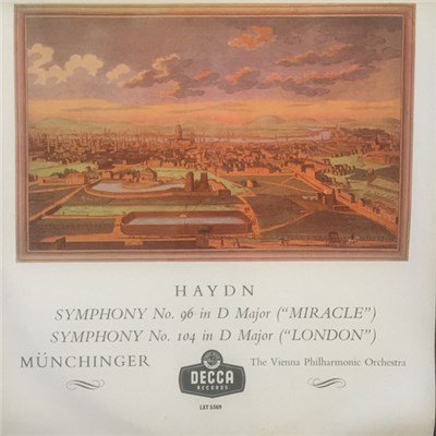 Haydn, Karl Munchinger, The Vienna Philharmonic Orchestra - Symphony N°96 in D Major ( "Miracle") / Symphony N°104 in D Major (" London") download mp3 flac