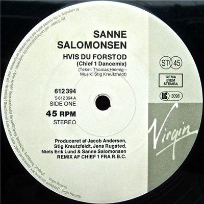 Sanne Salomonsen - Hvis Du Forstod (Chief 1 Dancemix) download mp3 flac
