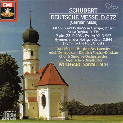 Schubert - Lucia Popp • Adolf Dallapozza • Dietrich Fischer-Dieskau • Chor & Sinfonie-Orchester Des Bayerischen Rundfunks • Wolfgang Sawallisch - Deutsche Messe, D.872 (German Mass) download mp3 flac