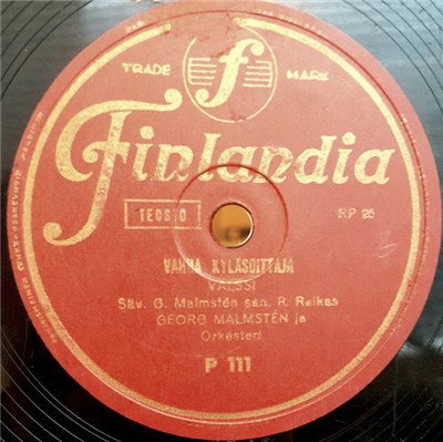 Georg Malmstén Ja Orkesteri - Vanha Kyläsoittaja / Villen Nimipäivät download mp3 flac