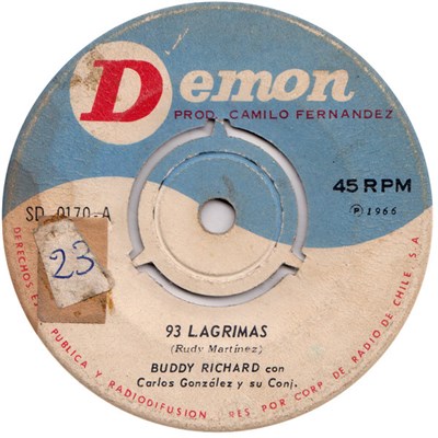 Buddy Richard Con Carlos González Y Su Conj. - 93 Lágrimas / Al Final De La Tarde download mp3 flac