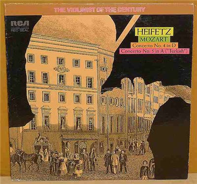 Heifetz, Mozart - Concerto No. 4 In D / Concerto No. 5 In A ("Turkish") download mp3 flac