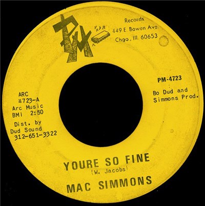 Mac Simmons - Youre So Fine / Blue Light download mp3 flac