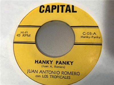 Juan Antonio Romero Con Los Tropicales - Hanky Panky / Amada Enferma download mp3 flac
