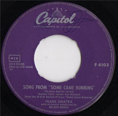 Frank Sinatra - Song From "Some Came Running" (To Love And Be Loved) / No One Ever Tells You download mp3 flac