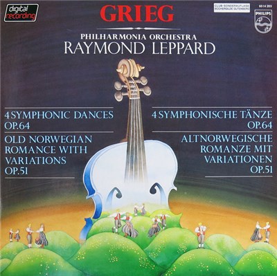 Grieg, Philharmonia Orchestra, Raymond Leppard - 4 Symphonic Dances Op. 64 / Old Norwegian Romance With Variations Op. 51 download mp3 flac