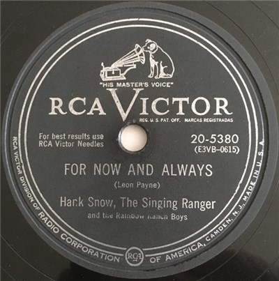 Hank Snow, The Singing Ranger, And The Rainbow Ranch Boys - For Now And Always / A Message From The Tradewinds download mp3 flac