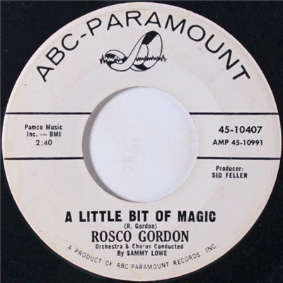 Rosco Gordon - A Little Bit Of Magic / I Want Revenge download mp3 flac
